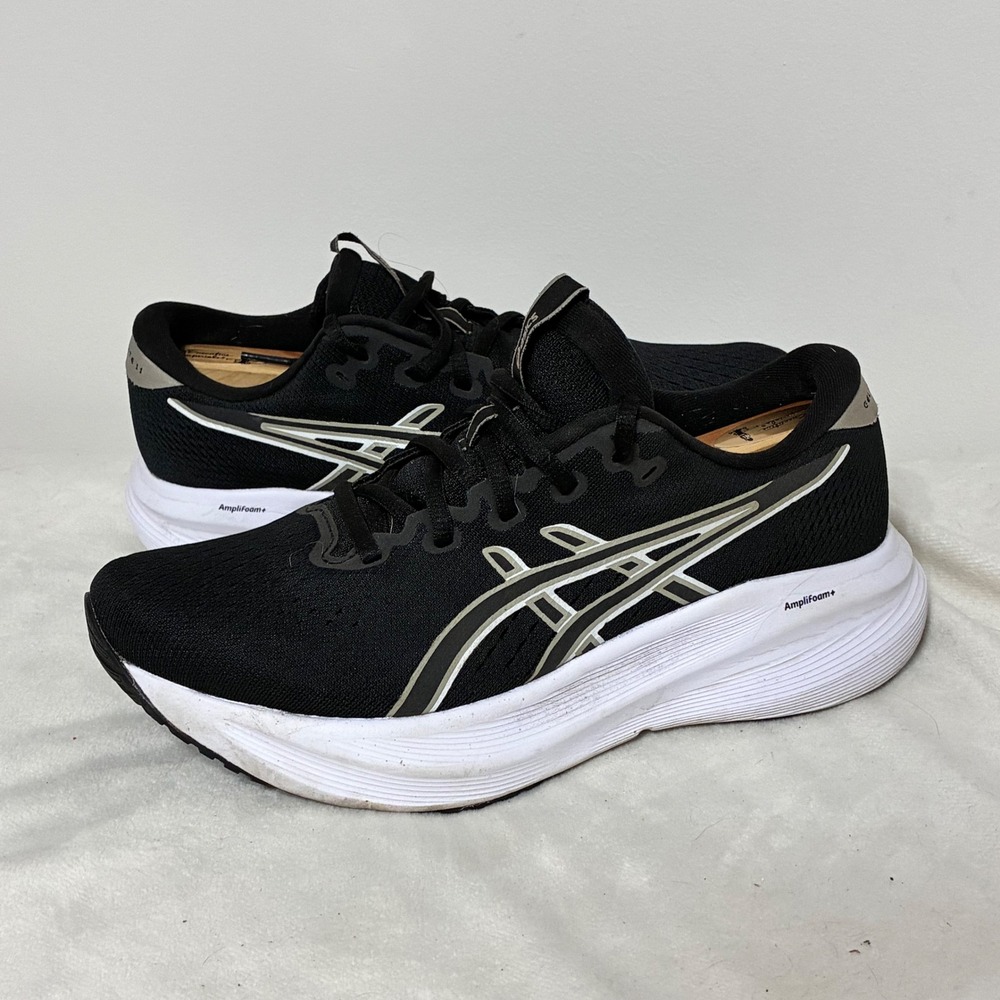 Asics Gel-Excite 11 Black White Running Shoes Womens 8.5 1012B861